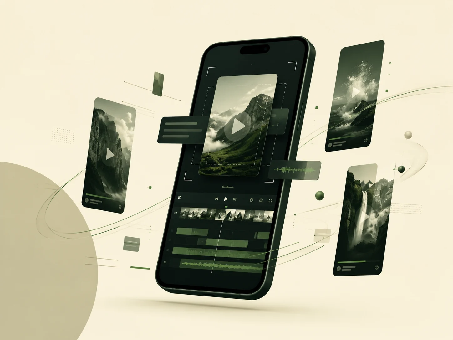 Short-form content creation preview