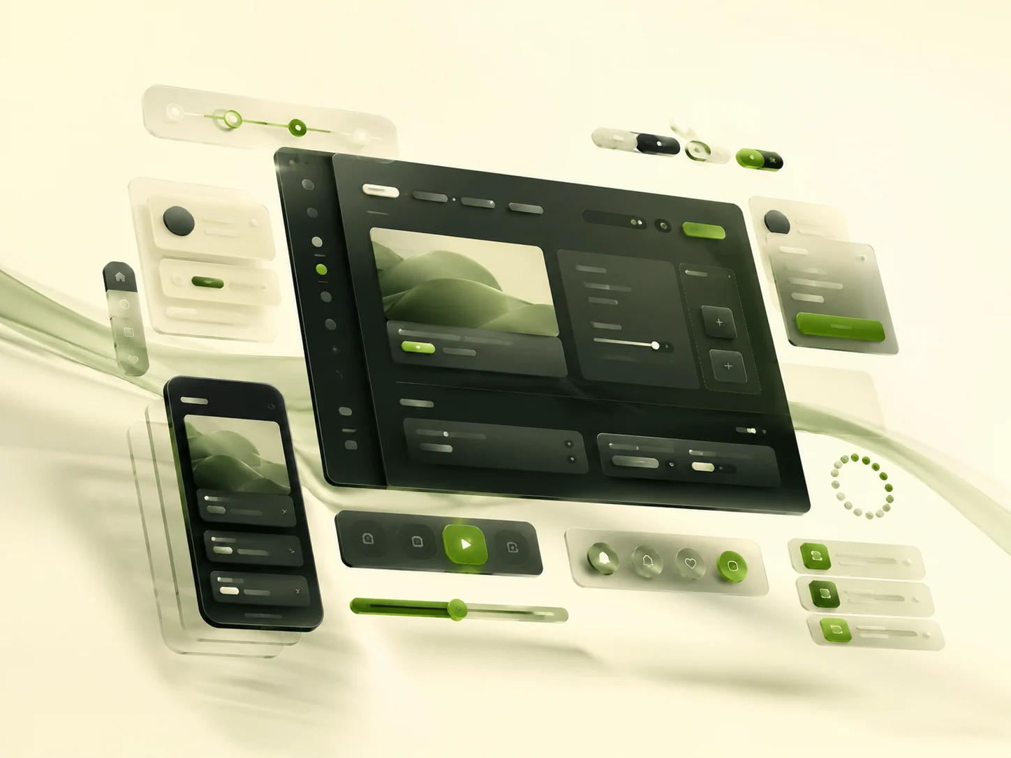 UI and UX motion design preview
